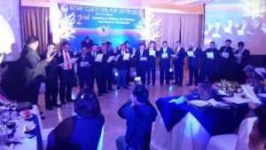 President Toby inducted the All Stars RCCPC Officers